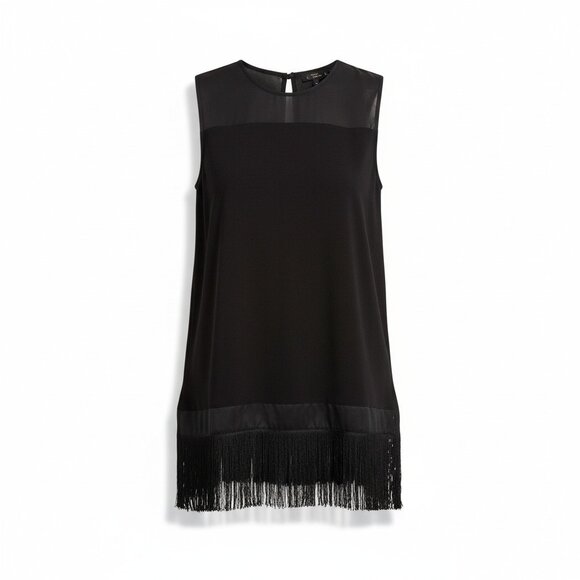 So cute! J. Crew Sleeveless Fringe Tunic Size Small - Picture 3 of 10